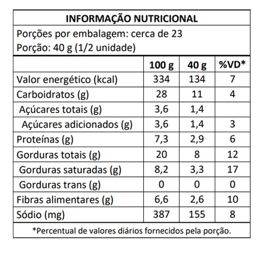 Croissant de Frango com Catupiry Food Service saco 900 g