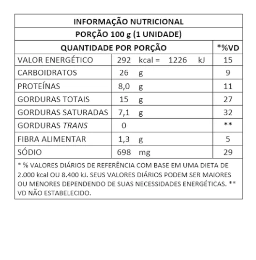 QUICHE LORRAINE COM CATUPIRY® ORIGINAL